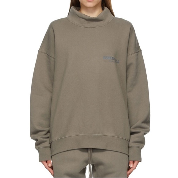Essentials Fear of God Mock Neck Sweatshirt - Picture 1 of 2